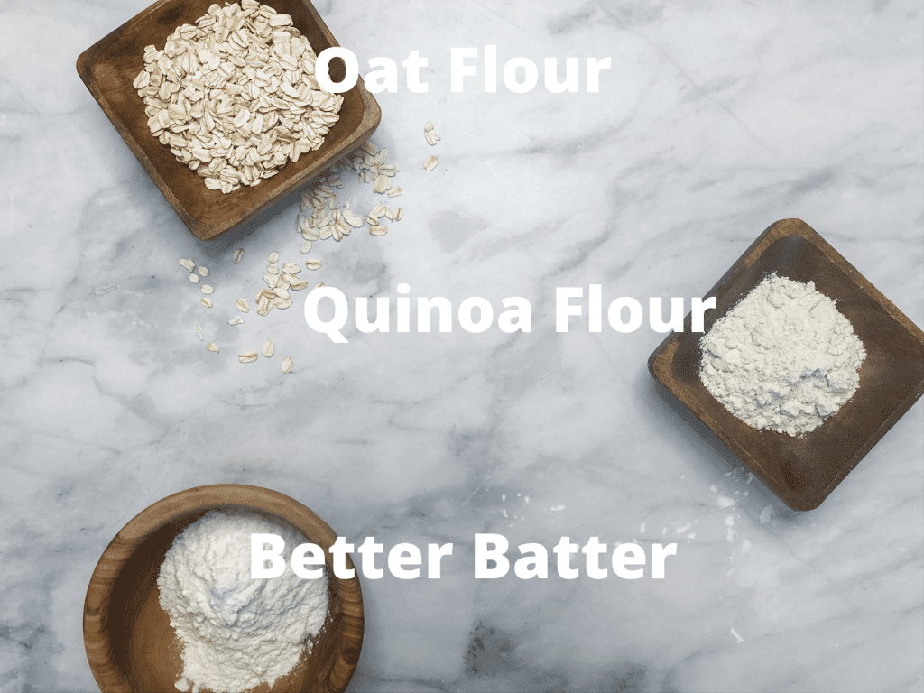different gluten free flours in bowls // livingbeyondallergies.com